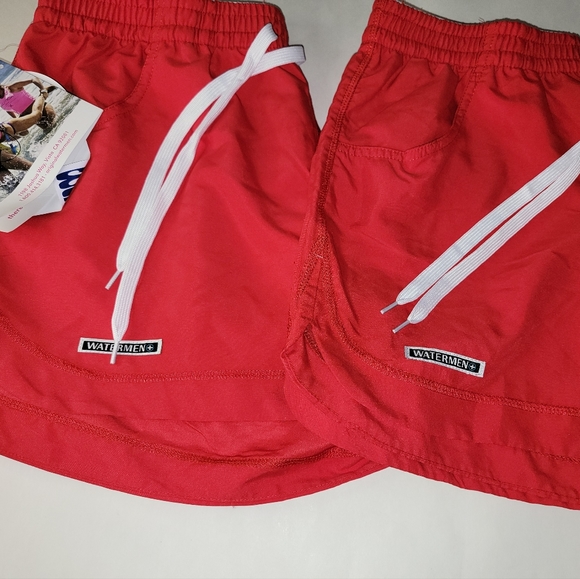Original Watermen Shorts Original Watermen Womens Red Lifequard
